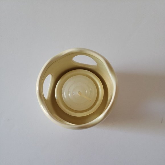 1987 Potpourri Press Christmas Bears Ceramic Potpourri Tealight Scenter NIB - Picture 10 of 14